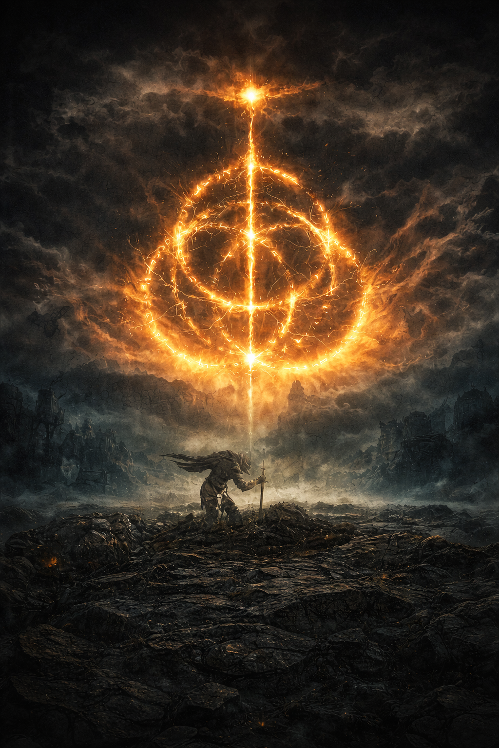 룬 원형 심볼 커버