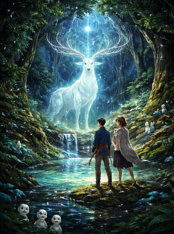 숲의 정령 장면